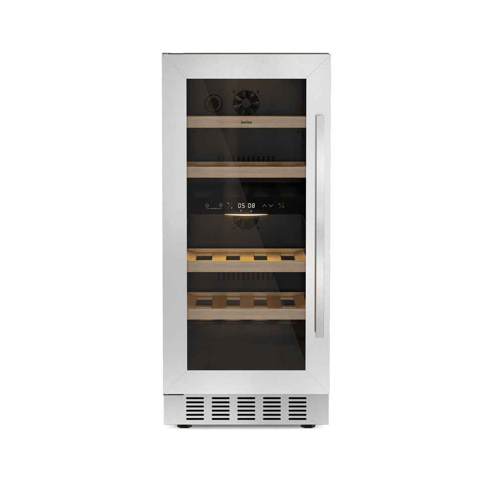 Adega Invita Inox 26 Garrafas Dual Zone Built-In 220V - Requintte